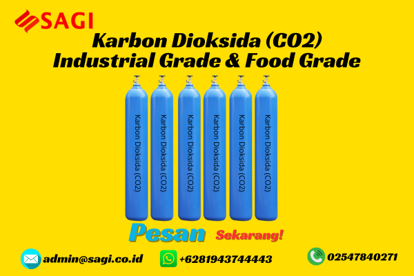 Gas Karbon Dioksida (CO2) Food Grade