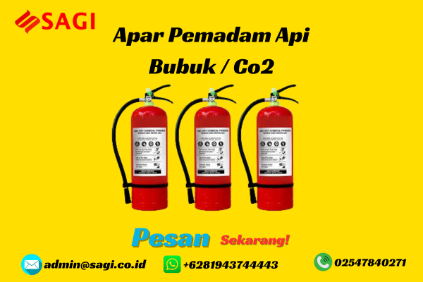 Apar Pemadam Api Bubuk/Co2
